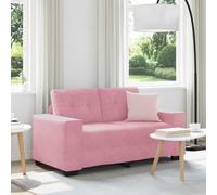 vidaXL Divano a due posti Rosa 160 cm Velluto