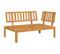 vidaXL Divano Angolare da Giardino Pallet in Legno Massello di Acacia