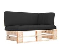 VIDAXL - Divano Angolare da Giardino su Pallet Legno di Pino Impregnato