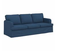 vidaXL Divano Blu 201 x 80 x 85 cm Tessuto, Divano Moderno e stiloso, Design ergonomico, Tessuto Resistente, Sezione modulare Comoda