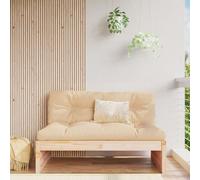 vidaXL Divano Centrale 120x80 cm in Legno Massello di Pino