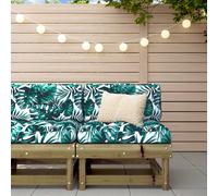 vidaXL Divano Centrale da Giardino in Legno di Pino Impregnato