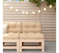 vidaXL Divano Centrale da Giardino in Legno Massello di Pino