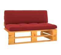 vidaXL Divano Centrale Giardino a Pallet Marrone Miele Pino Impregnato