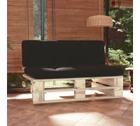 vidaXL Divano Centrale Giardino su Pallet in Legno di Pino Impregnato