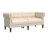 vidaXL Divano Chesterfield a 2 Posti in Lino