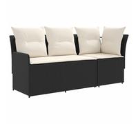 vidaXL Divano con braccioli da giardino con divano angolare 2 Pezzo, Piedini regolabili, mobili modulari moderni, divano lounge chic, angolare, posti all'aperto, set imbottito