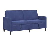 vidaXL Divano con contenitore, blu polizia, 172 x 78 x 87 cm, poliestere,