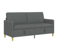 vidaXL Divano con contenitore, grigio scuro, 172 x 78 x 87 cm, poliestere,