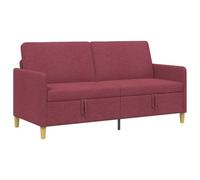 vidaXL Divano con contenitore Vino Rosso 172 x 78 x 87 cm Poliestere