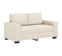 vidaXL | Divano | con cuscino con cuscino Beige 160 x 77 x 82 cm Tela