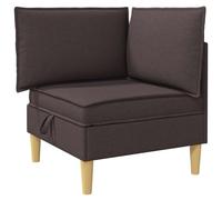 vidaXL Divano con Stoccaggio Tessuto, Pouf per Soggiorno, Design Rettangolare Moderno, Spazio Ample, Utilità Versatile per Comfort e Ordine