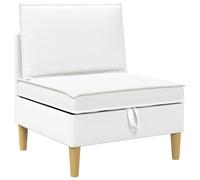 vidaXL Divano con Stoccaggio Tessuto, Pouf per Soggiorno, Design Rettangolare Moderno, Spazio Ample, Utilità Versatile per Comfort e Ordine
