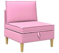 vidaXL Divano con Stoccaggio Tessuto, Pouf per Soggiorno, Design Rettangolare Moderno, Spazio Ample, Utilità Versatile per Comfort e Ordine