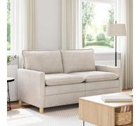 vidaXL Divano Crema 156 x 81 x 87,5 cm Poliestere