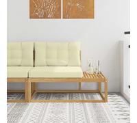 vidaXL Divano da Esterno Bianco 115 x 83 x 73 cm Poliestere