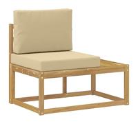 vidaXL Divano da Esterno con cuscino Bianco 91 x 63 x 73 cm