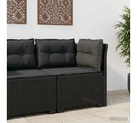 vidaXL Divano da Giardino a 1 Posto con Cuscini Aspetto Rattan PP