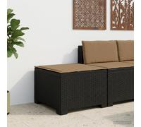 vidaXL Divano da Giardino a 1 Posto con Cuscino Aspetto Rattan PP