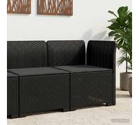 vidaXL Divano da Giardino a 1 Posto con Cuscino Aspetto Rattan PP