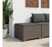 vidaXL Divano da Giardino a 1 Posto con Cuscino Aspetto Rattan PP