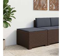vidaXL Divano da Giardino a 1 Posto con Cuscino Aspetto Rattan PP