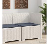 vidaXL Divano da Giardino a 1 Posto con Cuscino Aspetto Rattan PP