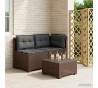 vidaXL Divano da Giardino a 2 Posti con Cuscini Aspetto Rattan PP