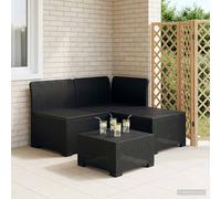 vidaXL Divano da Giardino a 3 Posti in Aspetto Rattan 3 posto PP