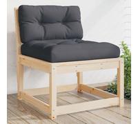 vidaXL Divano da Giardino con Cuscini Legno Massello di Pino