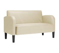 vidaXL Divano Divanetto Crema 110 cm in Similpelle, divanetto, divano, divano, divano a 2 posti, divano, divano, divano a incandato, salotto