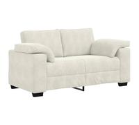 vidaXL Divano Divanetto Crema 120 cm in Velluto, divanetto, Divano, Divano, Divano a 2 posti, Divano, Divano a incandato, Divano Imbottito