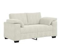 vidaXL Divano Divanetto Crema 120 cm in Velluto, divanetto, Divano, Divano, Divano a 2 posti, Divano, Divano a incandato, Divano Imbottito