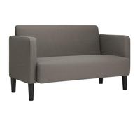 vidaXL Divano Divanetto Grigio Chiaro 109cm Tessuto di Velluto a Coste, divanetto, Divano, Divano, Divano a 2 posti, Divano, Divano a incandato