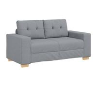 vidaXL Divano Divanetto Grigio Chiaro 120 cm in Tessuto, divanetto, Divano, Divano, Divano a 2 posti, Divano, Divano a incandalco, Divano Imbottito