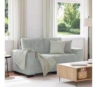 vidaXL Divano Divanetto Grigio Chiaro 160x77x82 cm in Velluto