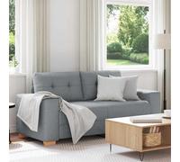 vidaXL Divano Divanetto Grigio Chiaro 180x77x82 cm in Tessuto