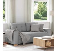 vidaXL Divano Divanetto Grigio Nuvola 140 cm in Tessuto