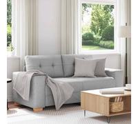 vidaXL Divano Divanetto Grigio Nuvola 180x77x82 cm in Tessuto