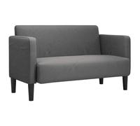 vidaXL Divano Divanetto Grigio Scuro 109 cm Tessuto di Velluto a Coste, divanetto, Divano, Divano, Divano a 2 posti, Divano, Divano a incandato