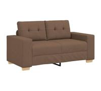 vidaXL Divano Divanetto Marrone 120 cm in Tessuto, divanetto, Divano, Divano, Divano a 2 posti, Divano, Divano a incandalco, Divano Imbottito