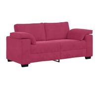 vidaXL Divano 2 posti Vino Rosso Vino 140 cm Divano 2 Posti Divano Soggiorno Divano Divano Divano Imbottito Divano Soggiorno Divano Divano Divano 2 Posti