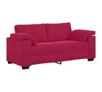 vidaXL Divano 2 posti Vino Rosso Vino 140 cm Divano 2 Posti Divano Soggiorno Divano Divano Divano Imbottito Divano Soggiorno Divano Divano Divano 2 Posti