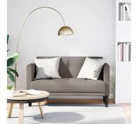 vidaXL Divano Divanetto Tortora 111 cm in Tessuto