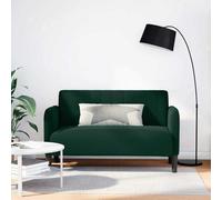 vidaXL Divano Divanetto Verde Scuro 109 cm Velluto, divanetto, Divano, Divano, Divano a 2 posti, Divano, Divano divanetto, Divano Imbottito