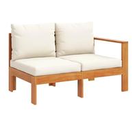 vidaXL Divano Giardino con 1 Bracciolo 2 Posti Legno Massello Acacia