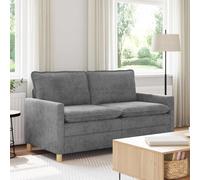 vidaXL Divano Grigio Chiaro 156 x 81 x 87,5 cm Poliestere