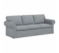 vidaXL Divano Grigio Chiaro 215 x 82 x 80 cm Tessuto, Soggiorno, Divano Moderno, Ergonomico, Sofà Resistente, Arredamento Morbido, Seduta Contemporanea