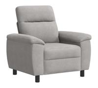 vidaXL Divano grigio nuvola, 95 x 90 x 95 cm, in tessuto