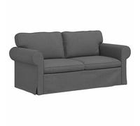 vidaXL Divano Grigio Scuro 175 x 82 x 80 cm Tessuto, Soggiorno, Divano Moderno, Ergonomico, Sofà Resistente, Arredamento Morbido, Seduta Contemporanea